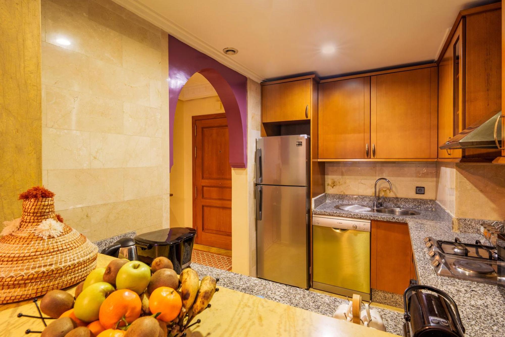 Appartement Haut Standing Gueliz Plaza Avec Vue Marrakesh Ngoại thất bức ảnh