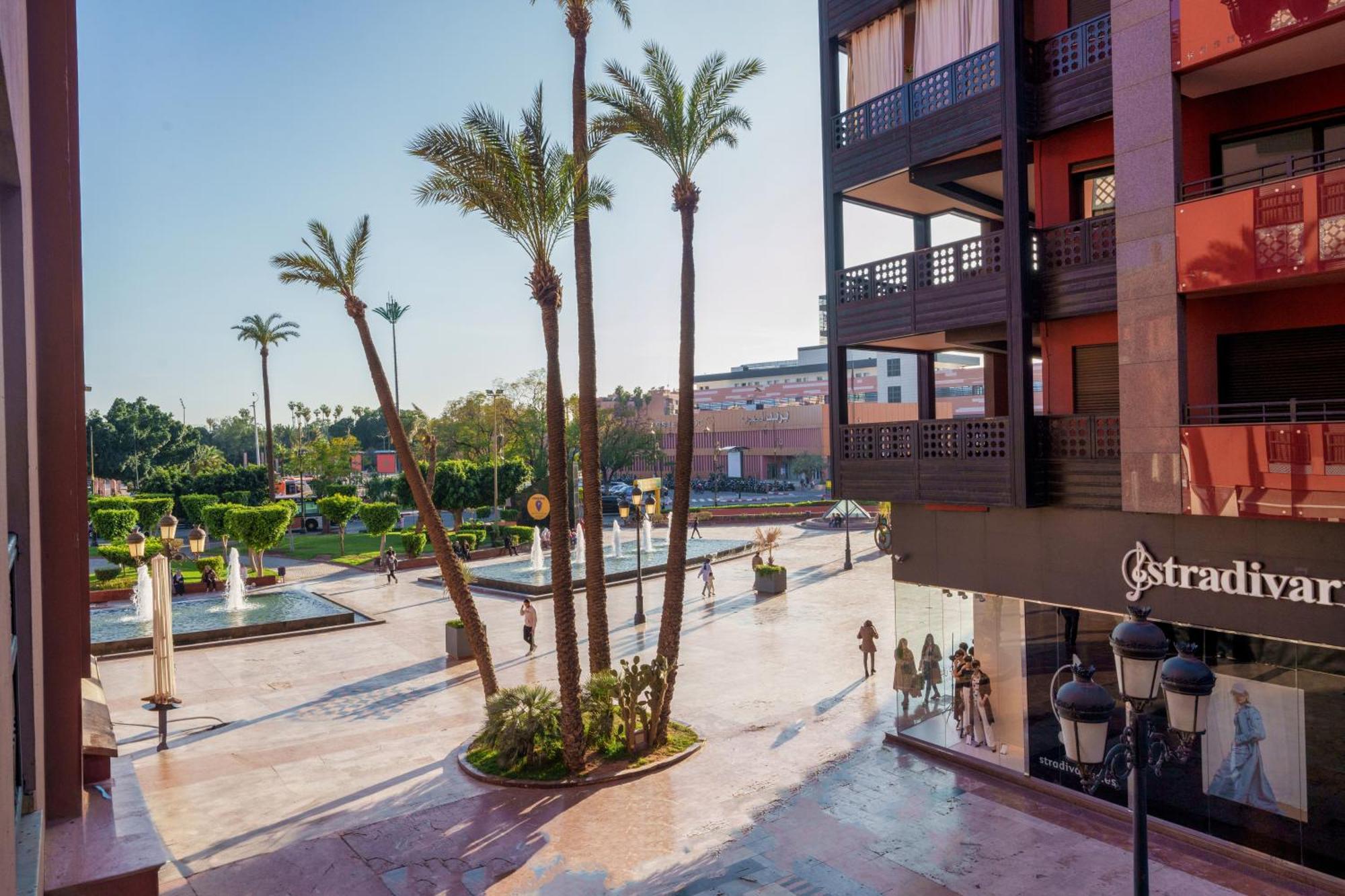 Appartement Haut Standing Gueliz Plaza Avec Vue Marrakesh Ngoại thất bức ảnh